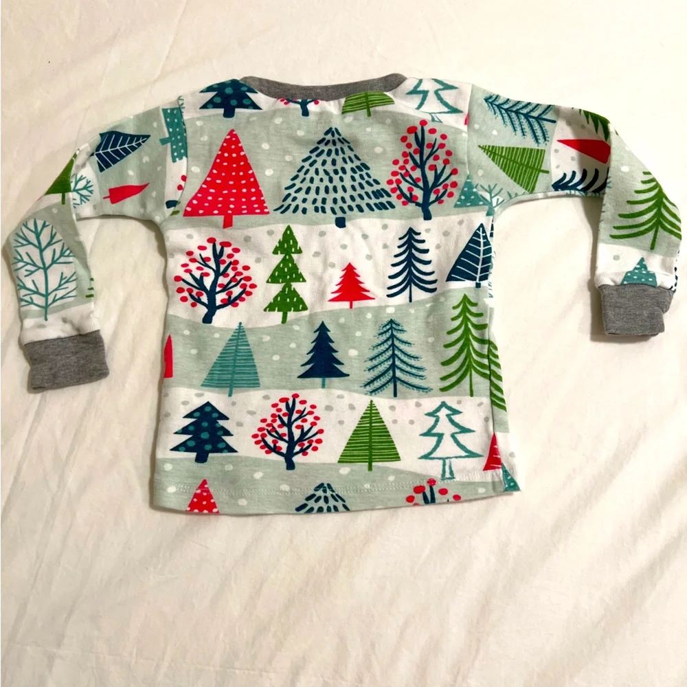 👶🏼 HONESTBABY 100% Organic “Feelin’ Pine” Christmas Jammies, 18m